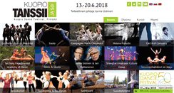 Desktop Screenshot of kuopiodancefestival.fi
