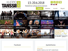 Tablet Screenshot of kuopiodancefestival.fi